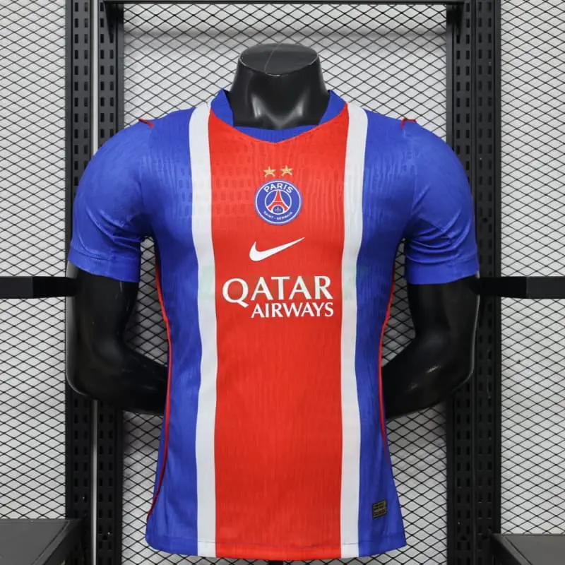 Camiseta PSG 1ª Equipación 2026/2027 Azul/Rojo con dos Estrellas (EDICIÓN JUGADOR)
