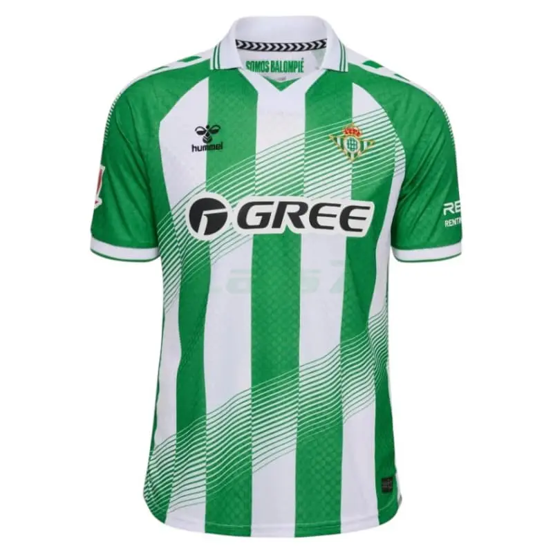 Camiseta Real Betis 1ª Equipación 2026/2027 Verde/Blanco con Parche La Liga