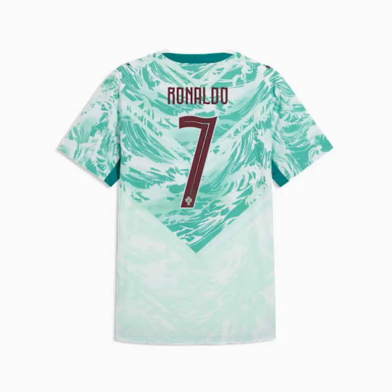 Camiseta Ronaldo 7 Portugal 2ª Equipación Mundial 2026 Verde/Blanco