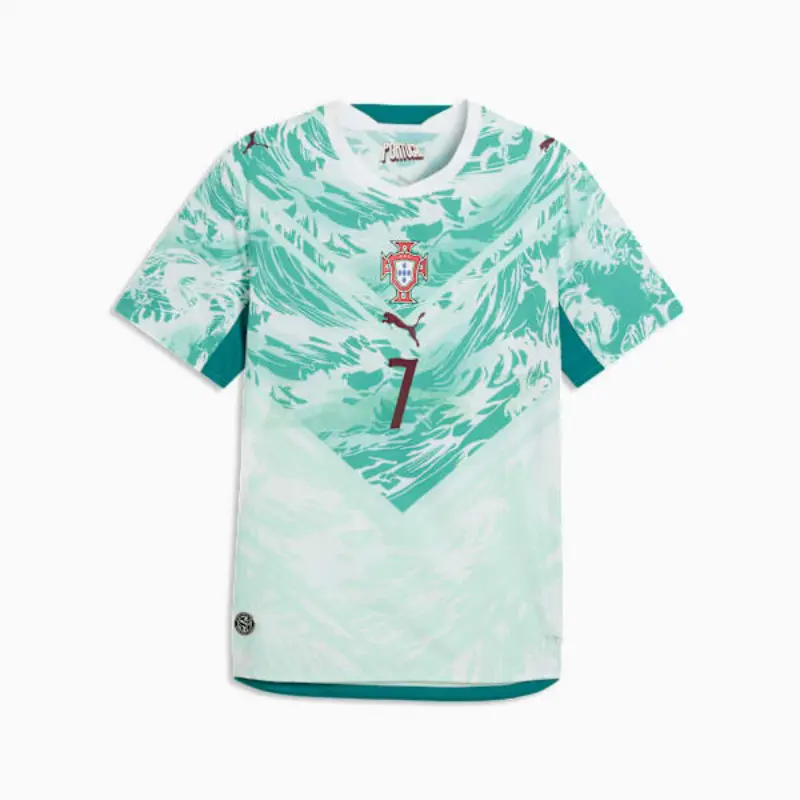 Camiseta Ronaldo 7 Portugal 2ª Equipación Mundial 2026 Verde/Blanco