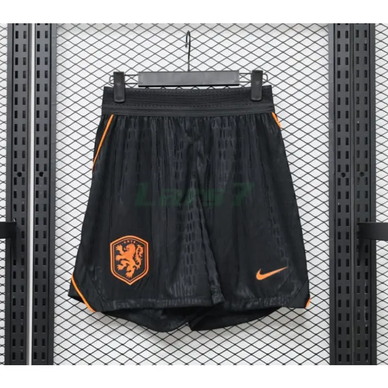 Pantalón Corto Holanda 1ª Equipación Mundial 2026 Negro (EDICIÓN JUGADOR)