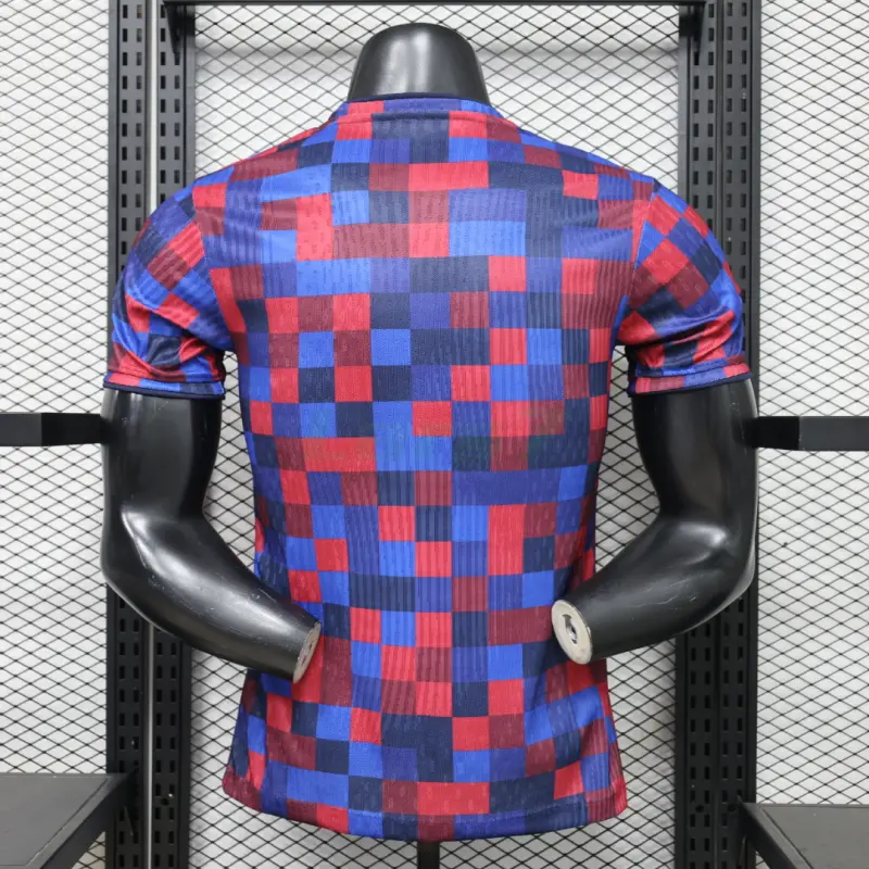 Camiseta Barcelona 2026/2027 Pre-Match Rojo/Azul (EDICIÓN JUGADOR)