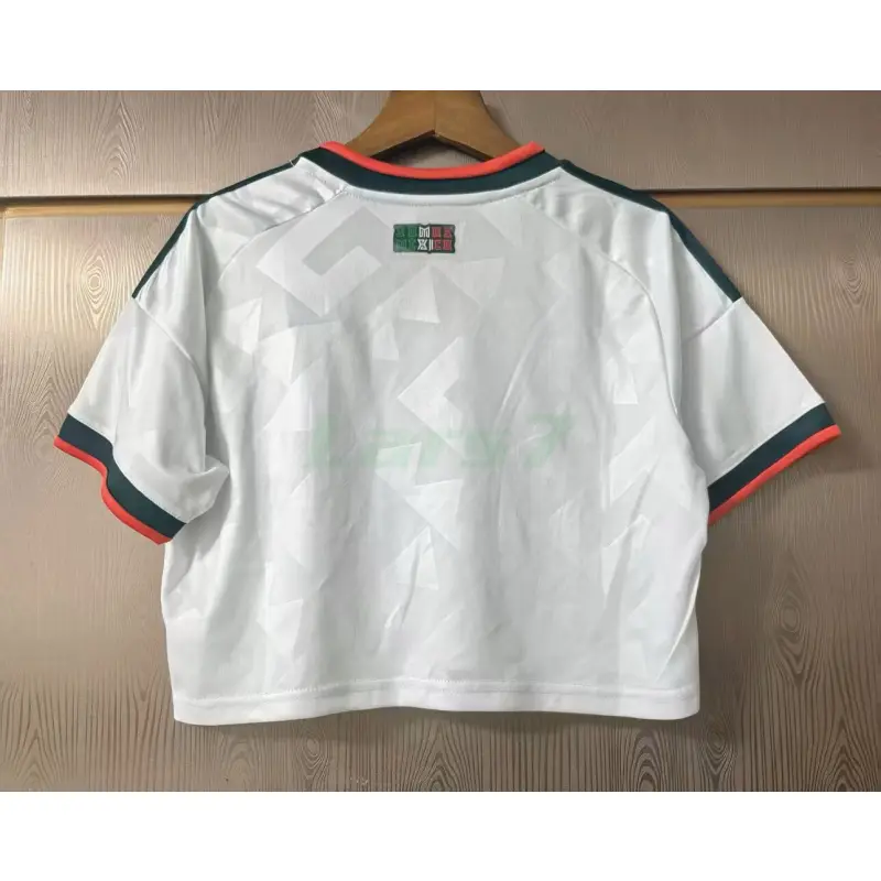 Camiseta Corta México 2ª Equipación Mundial 2026 Blanco Mujer