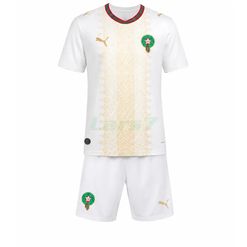 Camiseta Costa de Marfil 2ª Equipación Mundial 2026 Blanco Niño Kit