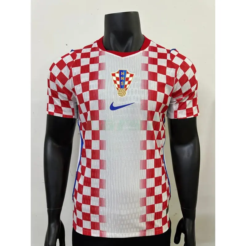 Camiseta Croacia 1ª Equipación Mundial 2026 Rojo/Blanco (EDICIÓN JUGADOR)