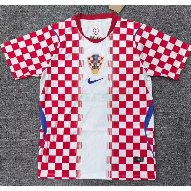 Camiseta Croacia 1ª Equipación Mundial 2026 Rojo/Blanco