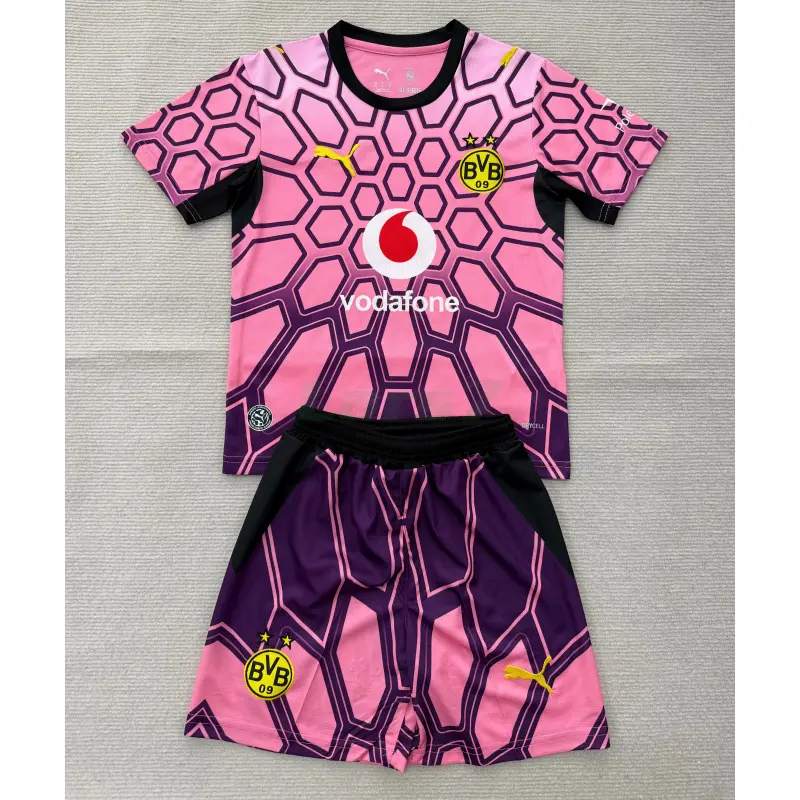 Camiseta de Portero Borussia Dortmund 2026/2027 Rosa Niño Kit