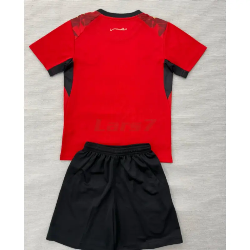 Camiseta Egipto 1ª Equipación Mundial 2026 Rojo Niño Kit