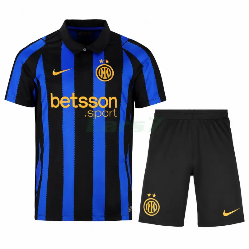 Camiseta Inter de Milan 1ª Equipación 2026/2027 Azul/Negro Niño Kit