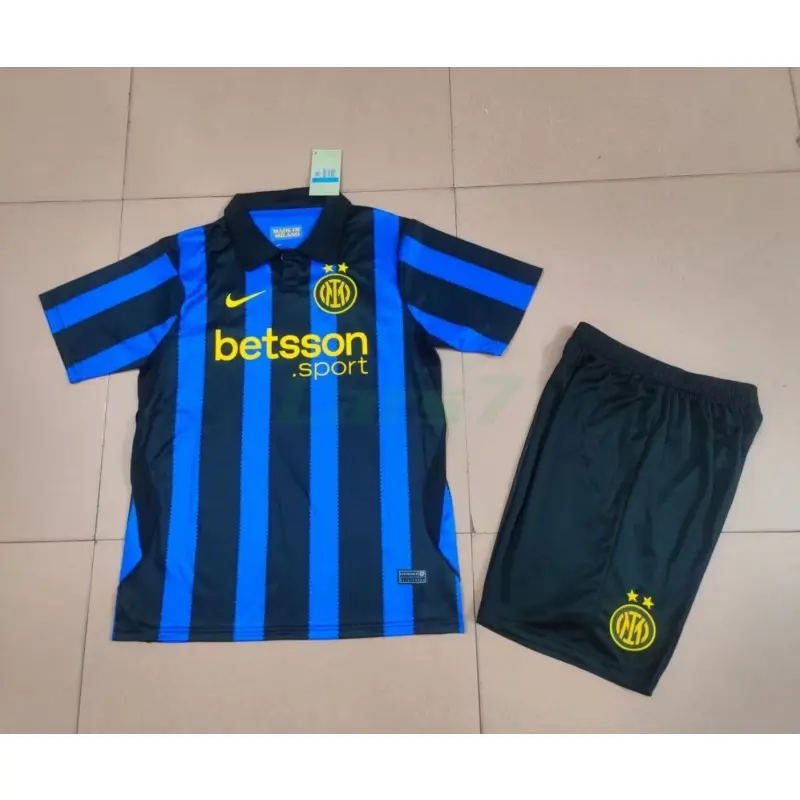 Camiseta Inter de Milan 1ª Equipación 2026/2027 Azul/Negro Niño Kit