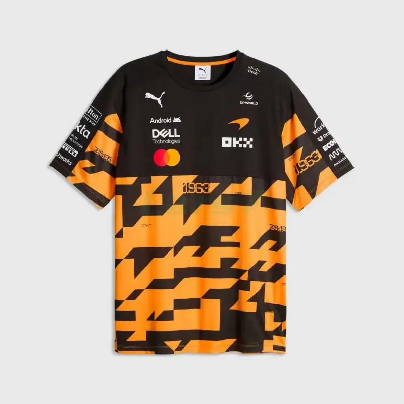 Camiseta McLaren F1 2026 Naranja/Negro