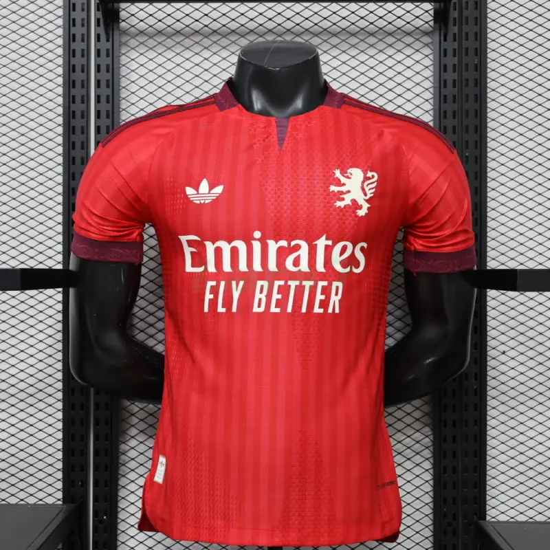 Camiseta Olympique De Lyon 2ª Equipación 2026/2027 Rojo (EDICIÓN JUGADOR)