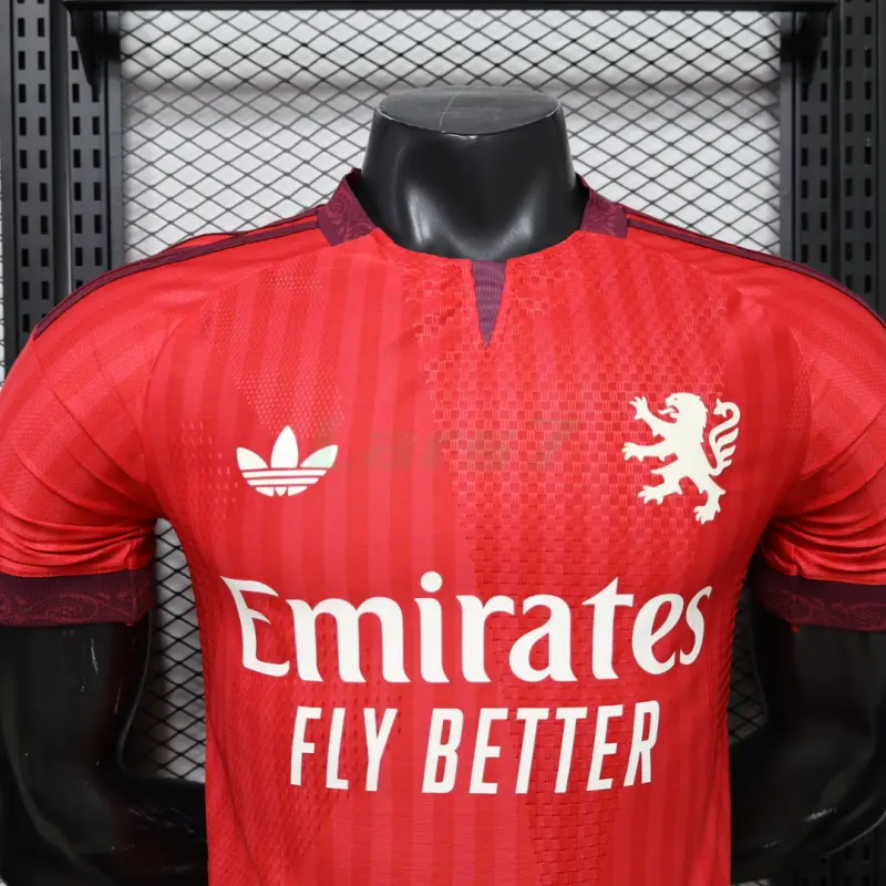Camiseta Olympique De Lyon 2ª Equipación 2026/2027 Rojo (EDICIÓN JUGADOR)
