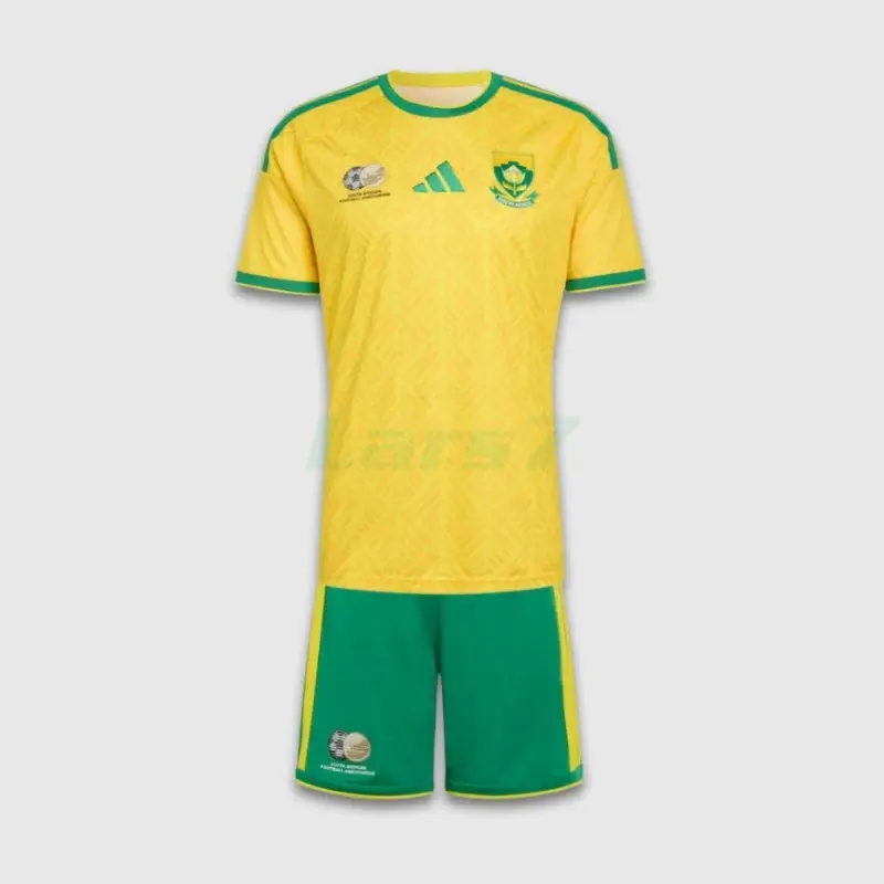 Camiseta Sudáfrica 1ª Equipación Mundial 2026 Amarillo Niño Kit