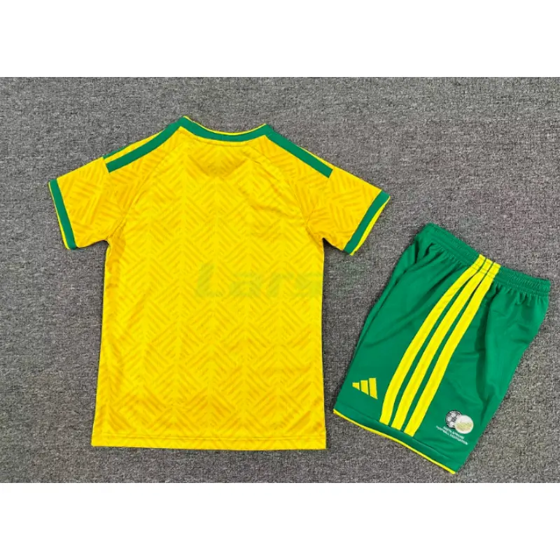Camiseta Sudáfrica 1ª Equipación Mundial 2026 Amarillo Niño Kit
