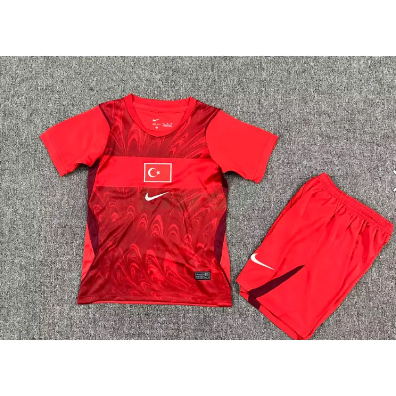 Camiseta Turquía 1ª Equipación Mundial 2026 Rojo Niño Kit
