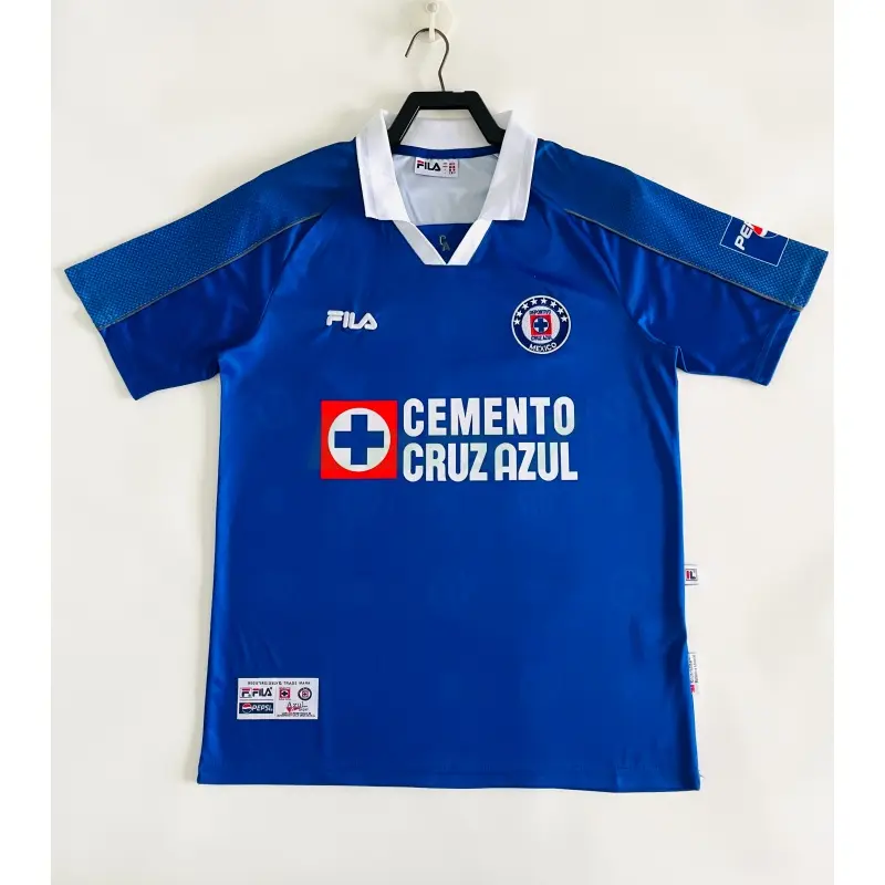 Camiseta Cruz Azul 1ª Equipación Retro 2000/2001 Azul