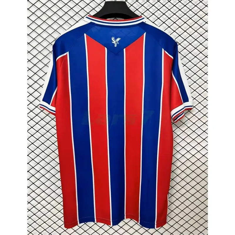 Camiseta Crystal Palace FC 1ª Equipación 2025/2026 Rojo/Azul Final UEFA Conference League
