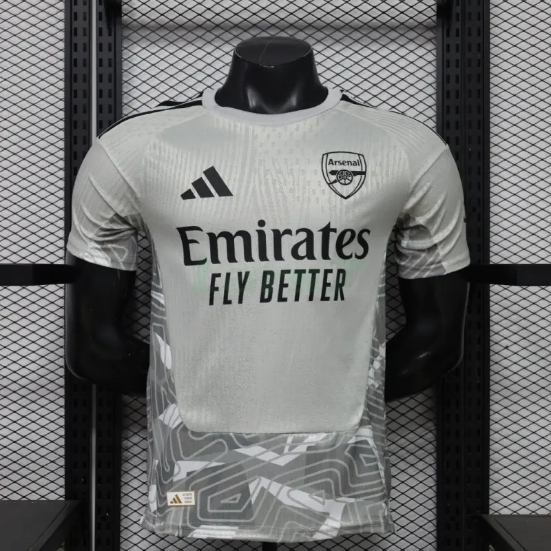 Camiseta de Portero Arsenal 2026/2027 Gris (EDICIÓN JUGADOR)