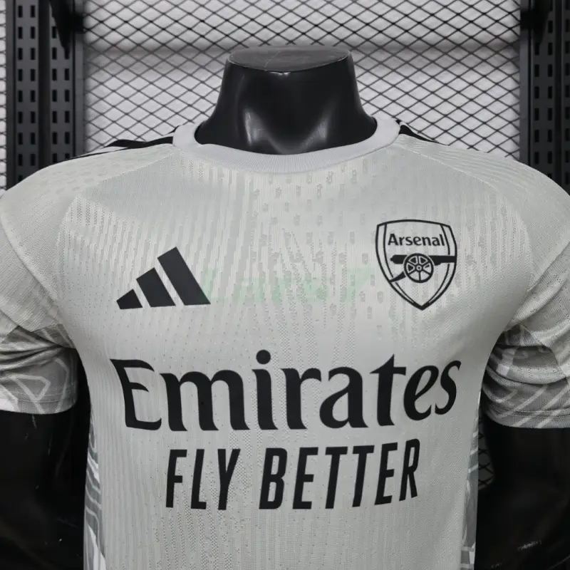Camiseta de Portero Arsenal 2026/2027 Gris (EDICIÓN JUGADOR)