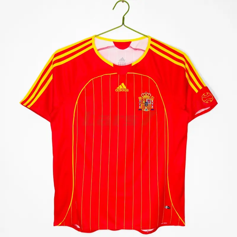 Camiseta España 1ª Equipación Retro 2006 Rojo