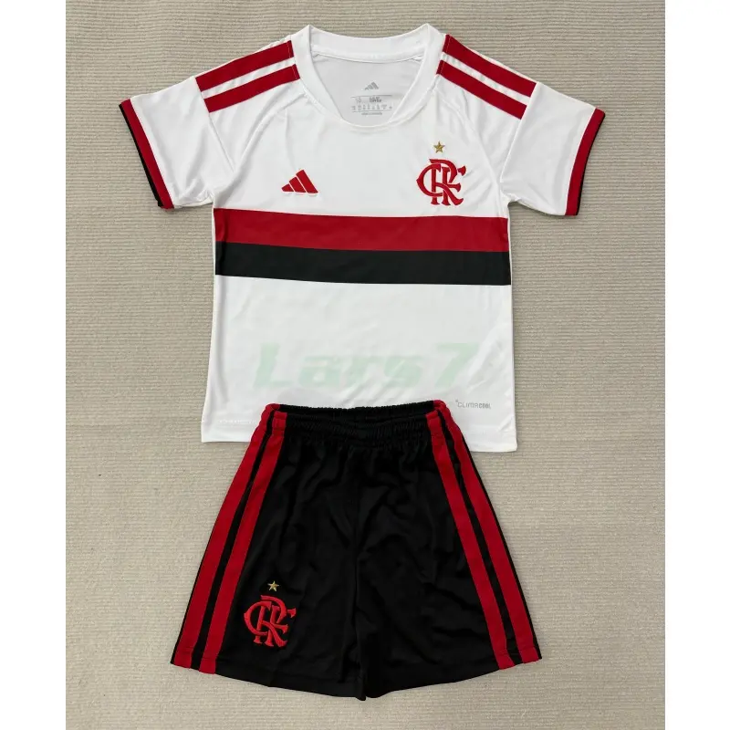 Camiseta Flamengo 2ª Equipación 2026/2027 Blanco Niño Kit