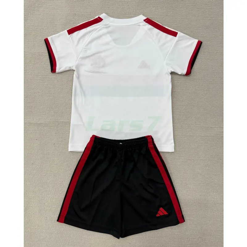 Camiseta Flamengo 2ª Equipación 2026/2027 Blanco Niño Kit