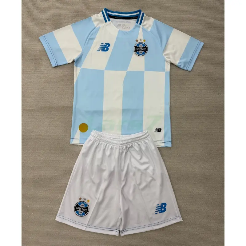 Camiseta Gremio 2ª Equipación 2026/2027 Azul Claro/Blanco Niño Kit