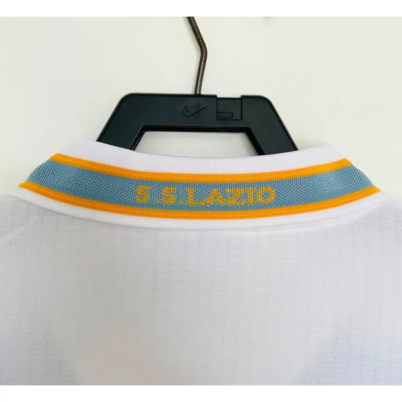 Camiseta Lazio 2ª Equipación Retro 2000/2001 Blanco/Azul