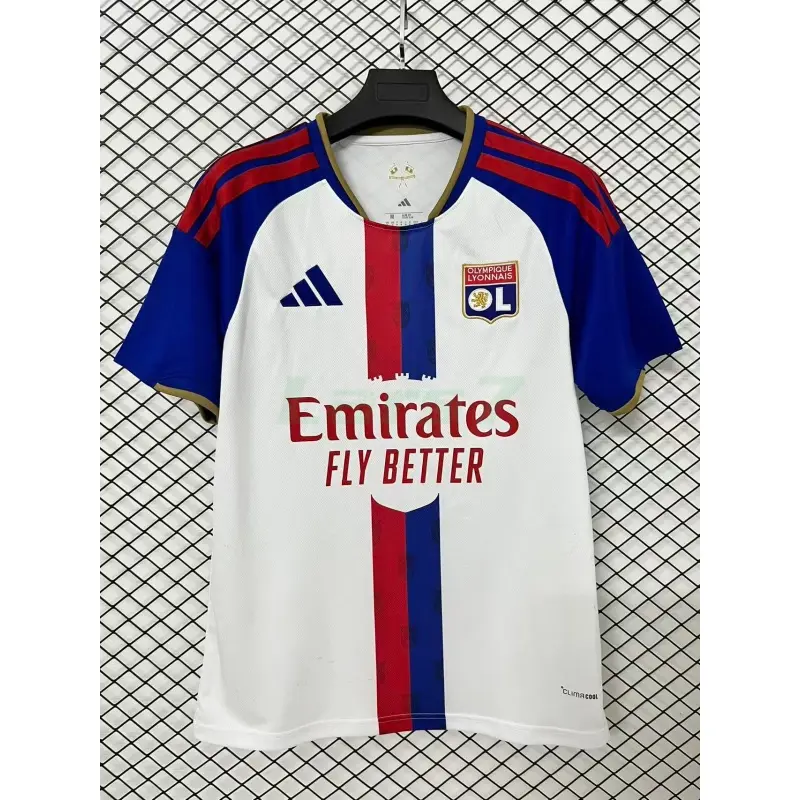 Camiseta Olympique De Lyon 1ª Equipación 2026/2027 Blanco/Azul