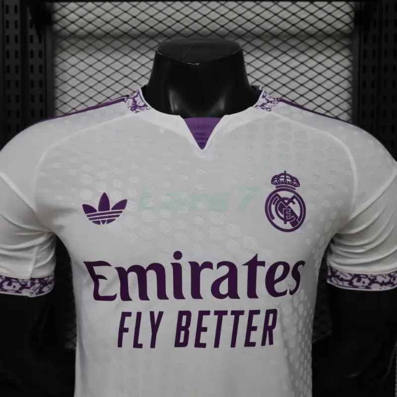 Camiseta Real Madrid 2026/2027 Edición Especial Blanco/Morado (EDICIÓN JUGADOR)