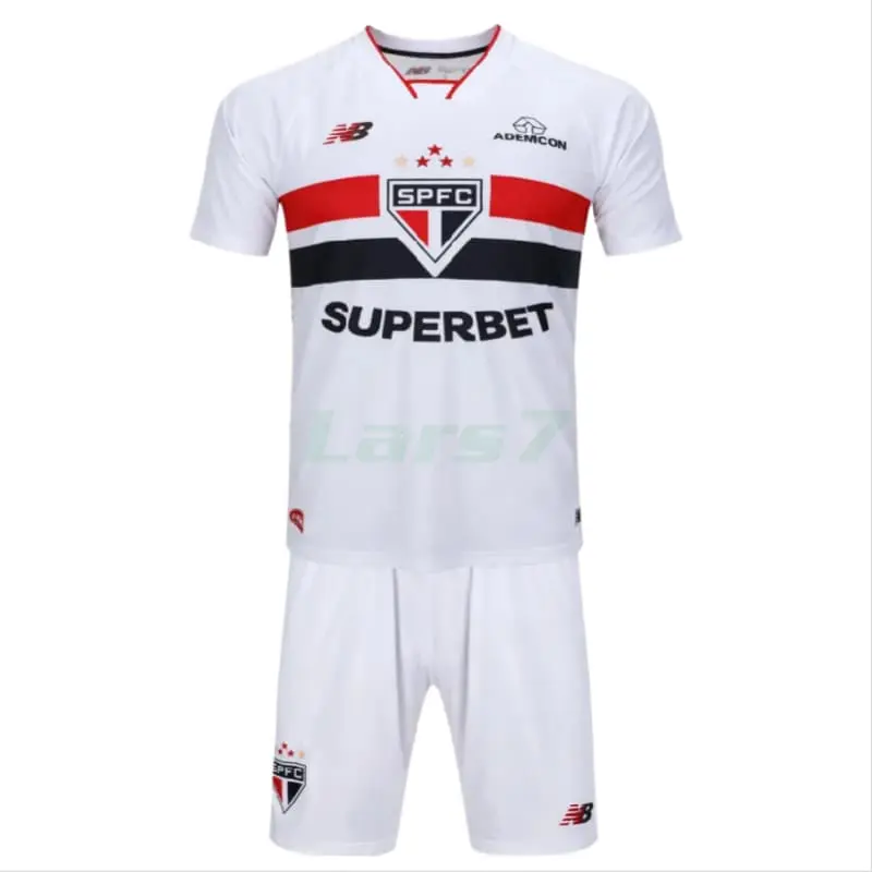 Camiseta São Paulo 1ª Equipación 2026/2027 Blanco Niño Kit