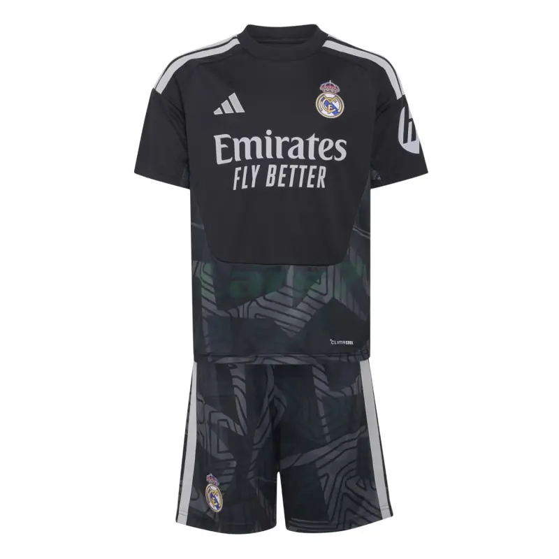 Camiseta de Portero Real Madrid 1ª Equipación 2026/2027 Negro Niño Kit