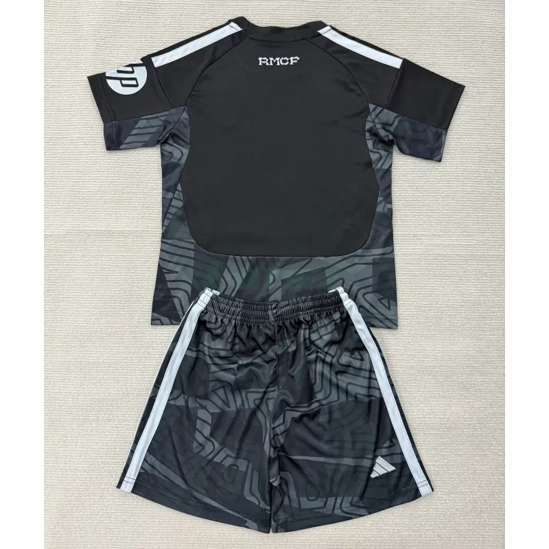 Camiseta de Portero Real Madrid 1ª Equipación 2026/2027 Negro Niño Kit