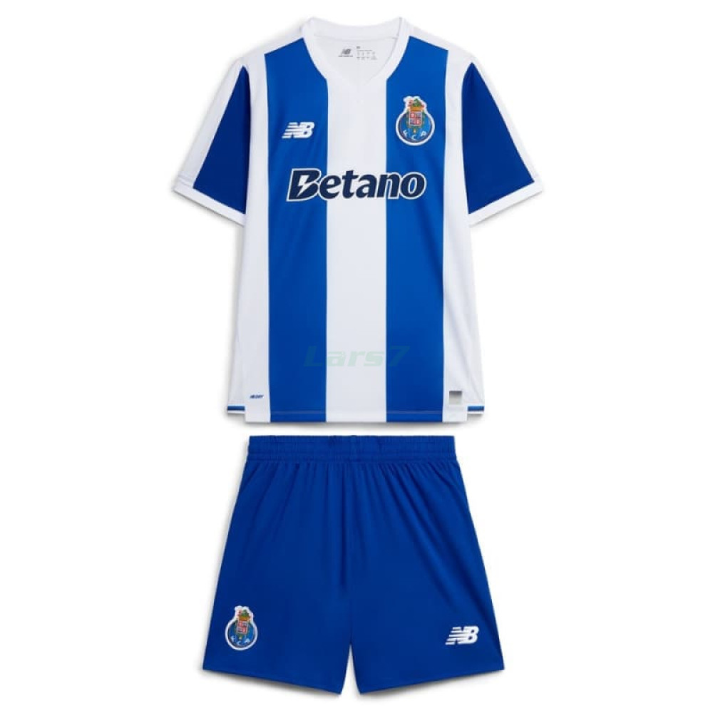 Camiseta Porto 1ª Equipación 2026/2027 Azul/Blanco Niño Kit