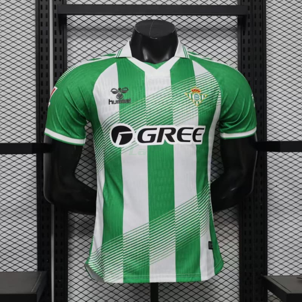Camiseta Real Betis 1ª Equipación 2026/2027 Verde/Blanco con Parche La Liga (EDICIÓN JUGADOR)