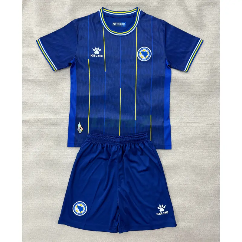Camiseta Bosnia y Herzegovina 1ª Equipación Mundial 2026 Azul Niño Kit