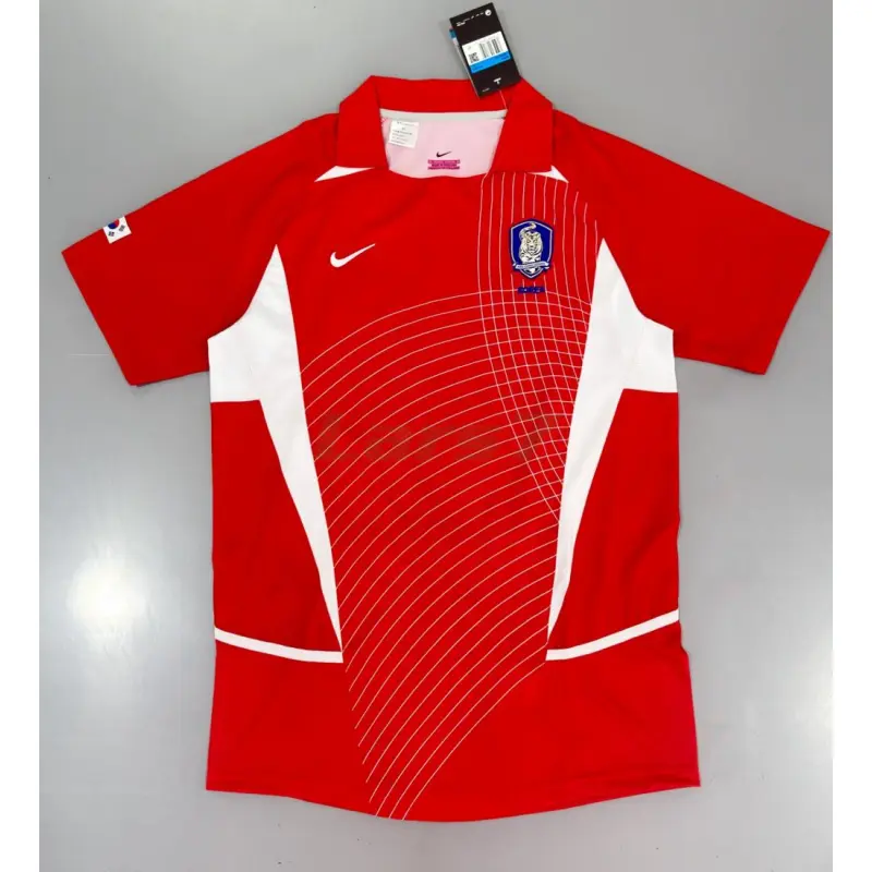 Camiseta Corea del Sur 1ª Equipación Retro 2002 Rojo