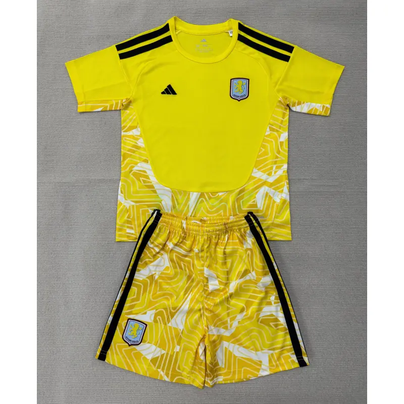 Camiseta de Portero Aston Villa 2026/2027 Amarillo Niño Kit