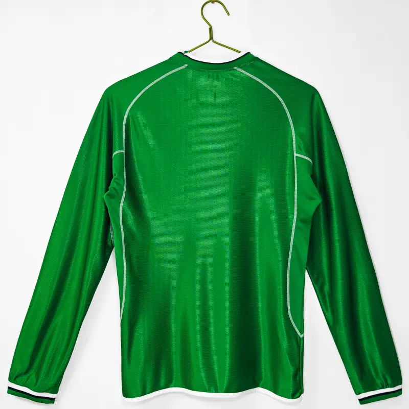 Camiseta Irland 1ª Equipación Retro 2002 ML Verde