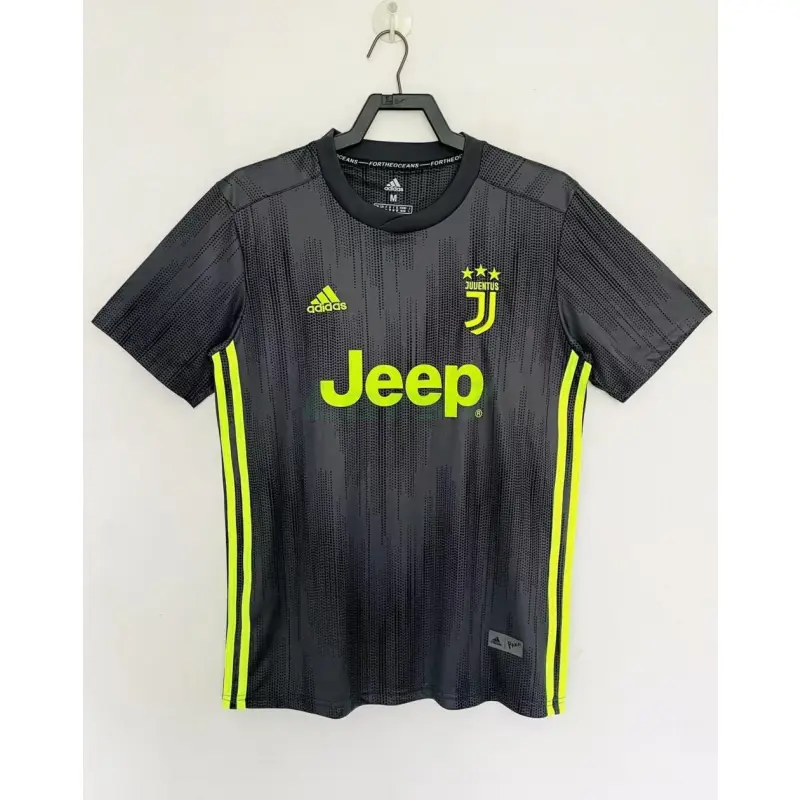 Camiseta Juventus 3ª Equipación Retro 2018/2019 Negro/Blanco