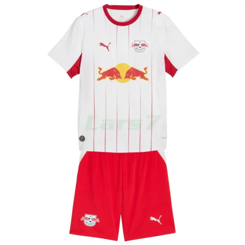 Camiseta Leipzig 1ª Equipación 2026/2027 Rojo/Blanco Niño Kit