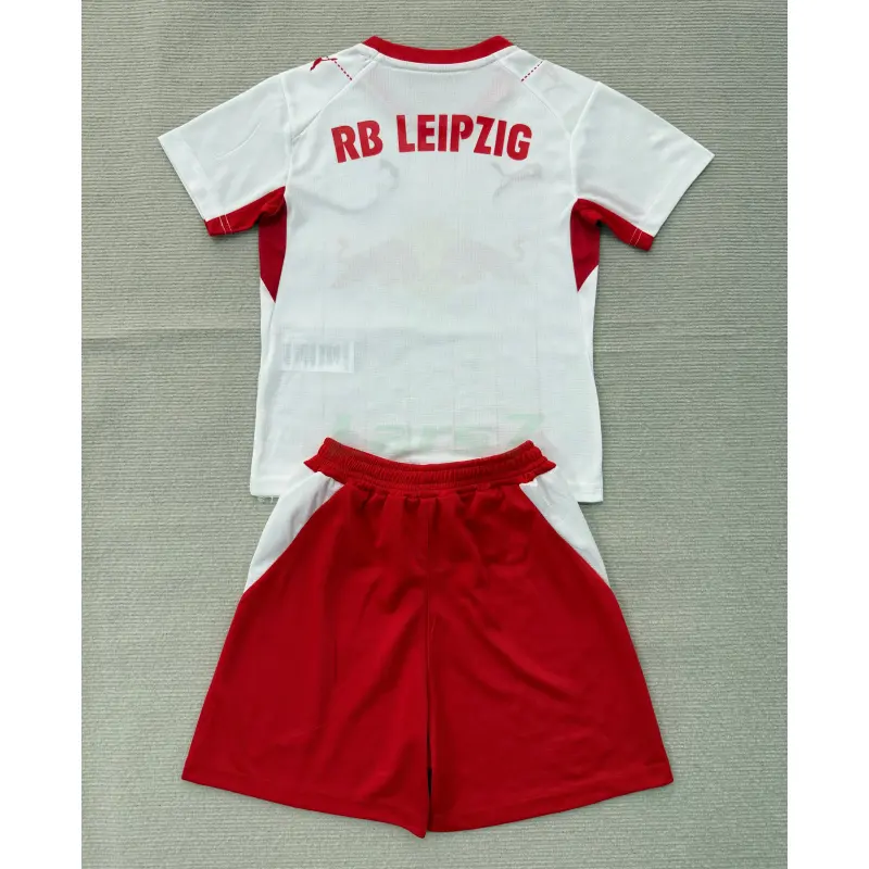 Camiseta Leipzig 1ª Equipación 2026/2027 Rojo/Blanco Niño Kit