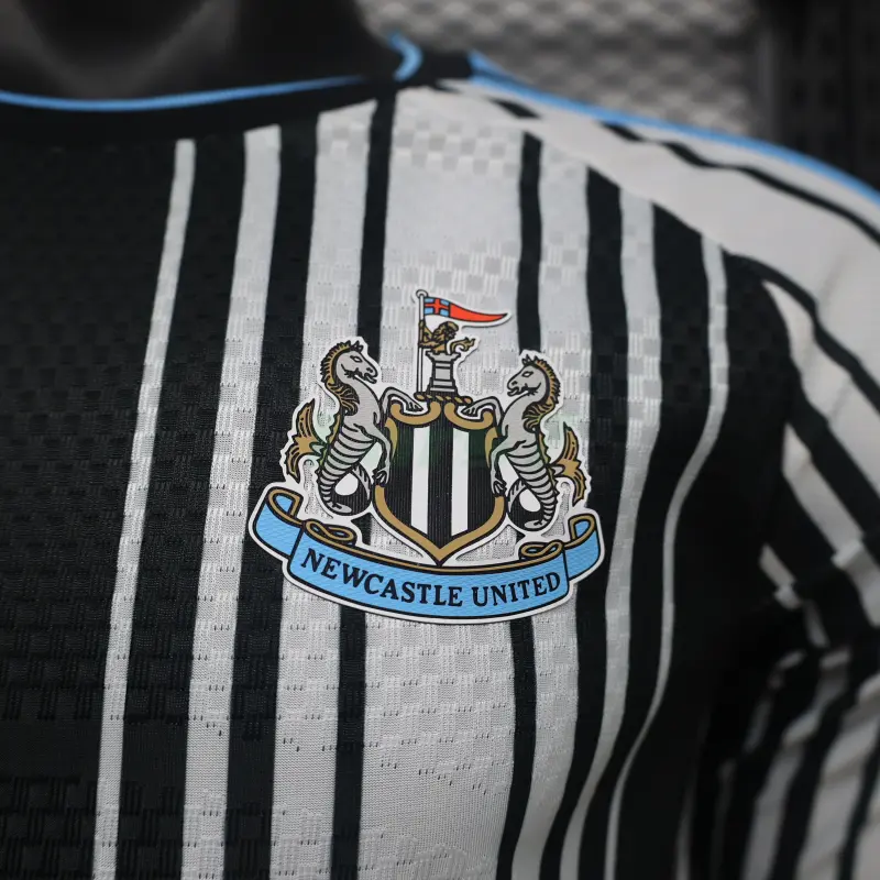 Camiseta Newcastle United 1ª Equipación 2026/2027 ML Negro/Blanco (EDICIÓN JUGADOR)