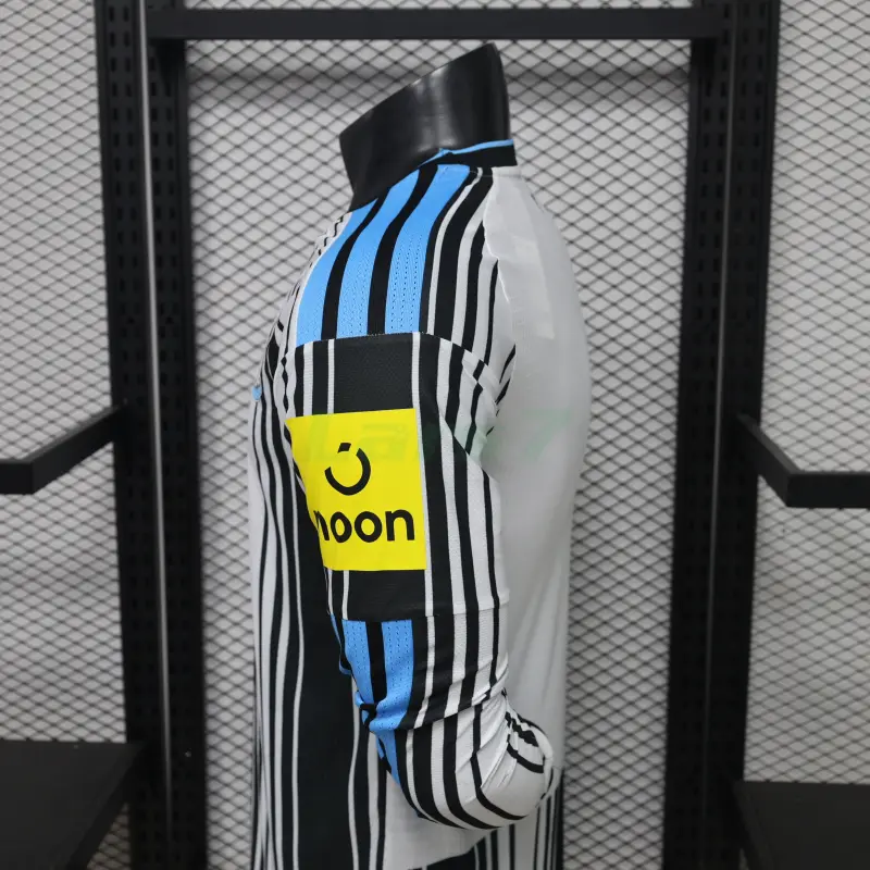 Camiseta Newcastle United 1ª Equipación 2026/2027 ML Negro/Blanco (EDICIÓN JUGADOR)