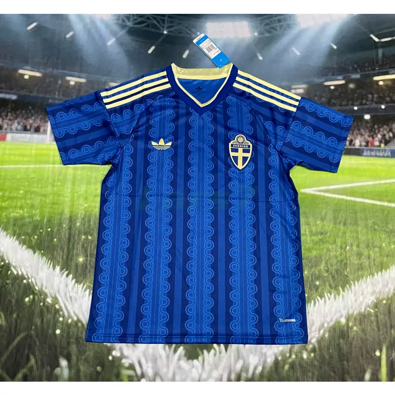 Camiseta Suecia 2ª Equipación Mundial 2026 Azul Oscuro