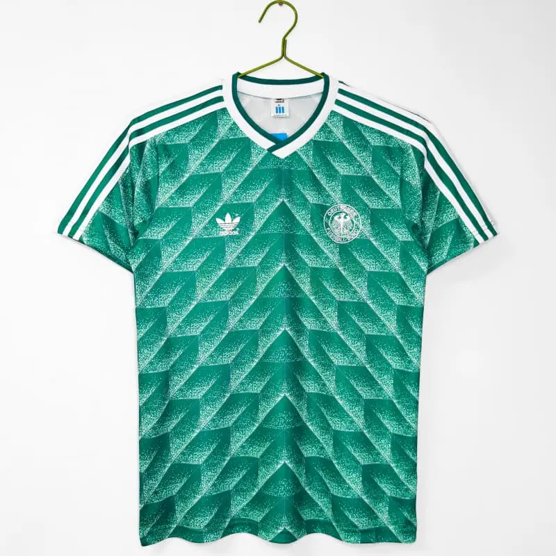Camiseta Alemania 2ª Equipación Retro 1990 Verde