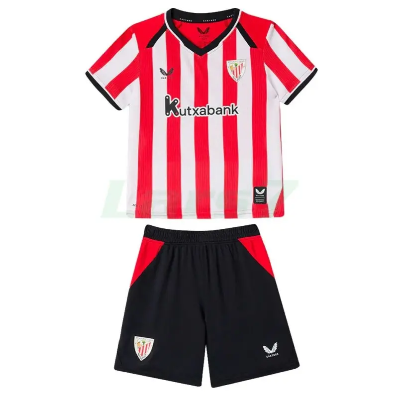 Camiseta Athletic de Bilbao 1ª Equipación 2026/2027 Rojo/Blanco Niño Kit
