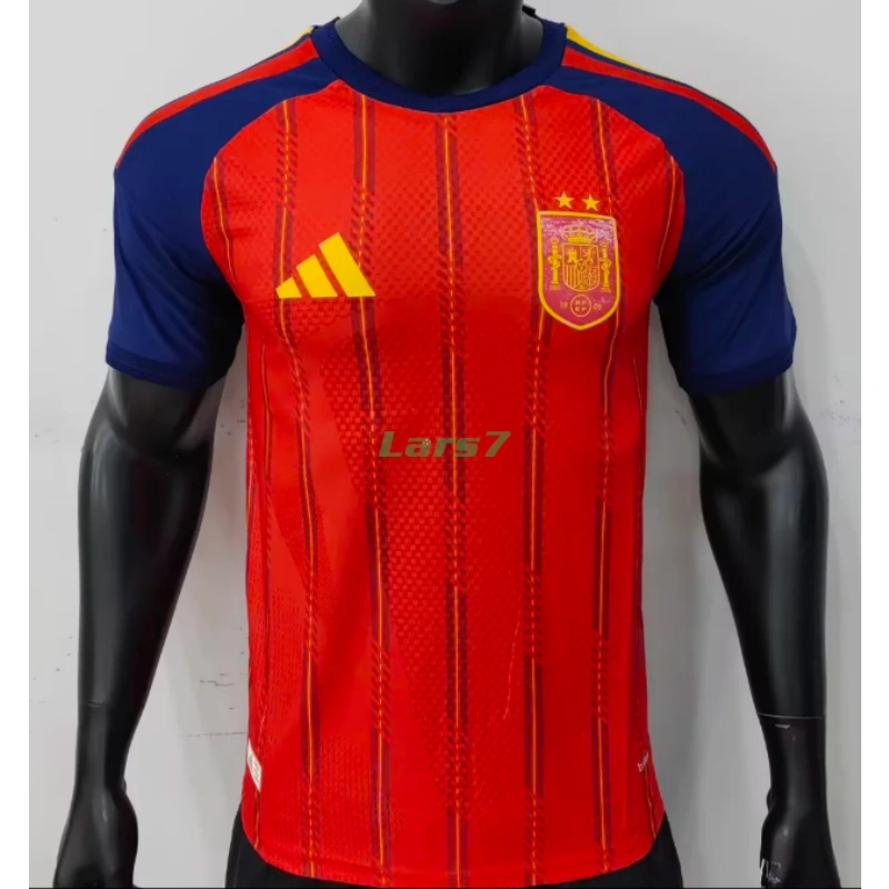 Camiseta España 1ª Equipación Mundial 2026 Rojo/Azul (EDICIÓN JUGADOR) 2 Estrellas