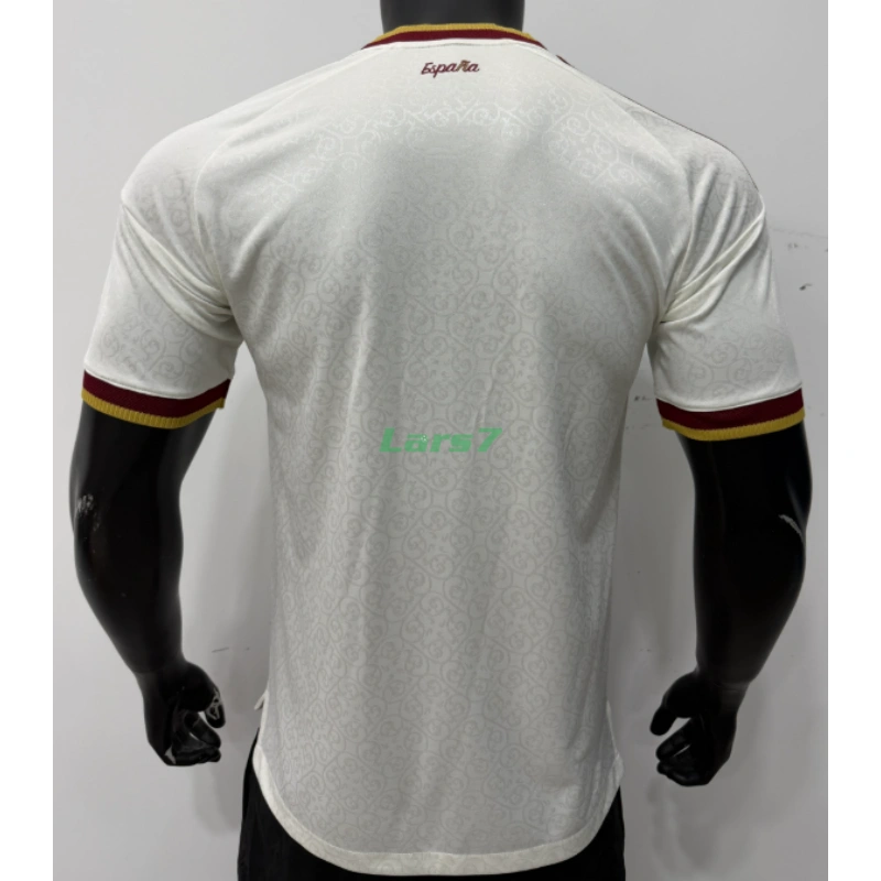 Camiseta España 2ª Equipación Mundial 2026 Blanco/Rojo (EDICIÓN JUGADOR) 2 Estrellas 